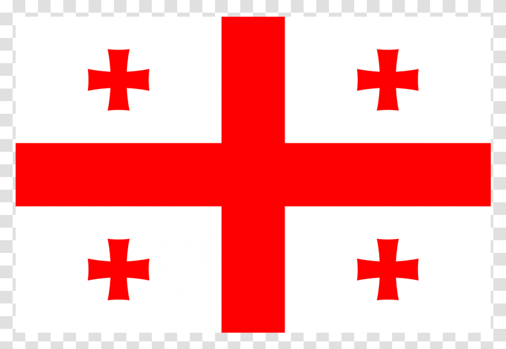 Georgia Flag, Red Cross, Logo, First Aid Transparent Png