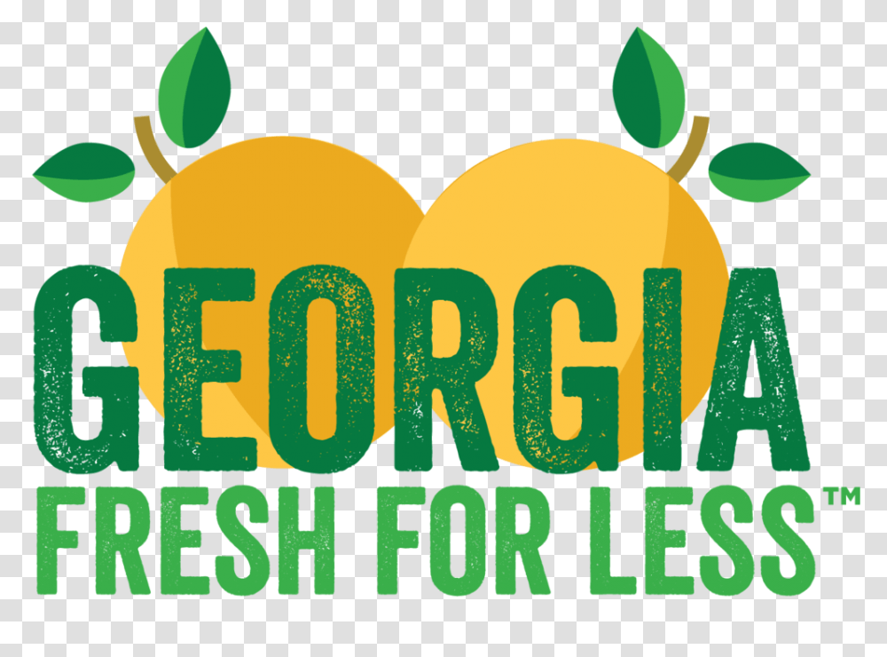 Georgia Fresh For Less Wholesome Wave Georgia, Plant, Citrus Fruit, Food, Label Transparent Png