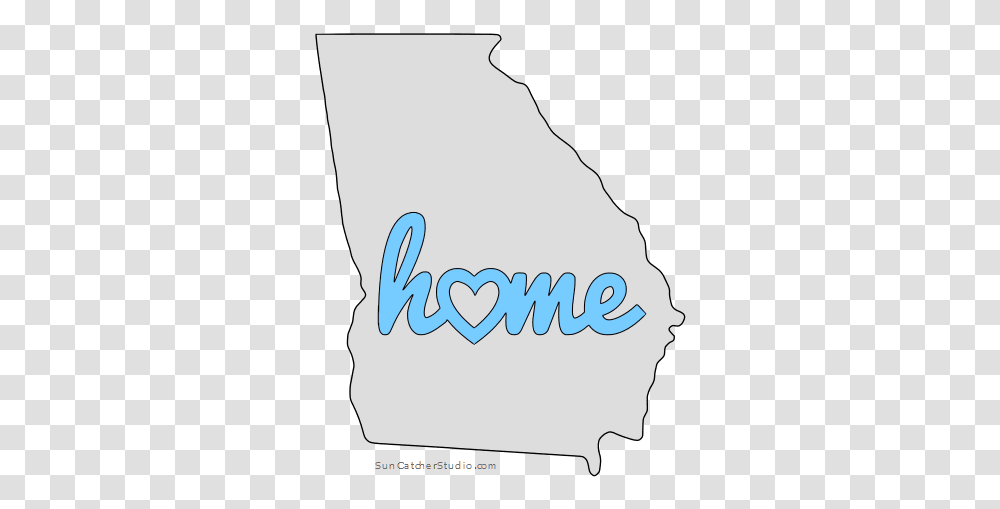 Georgia Home Heart Stencil Pattern Template Shape State Poster, Pillow, Cushion, Person Transparent Png