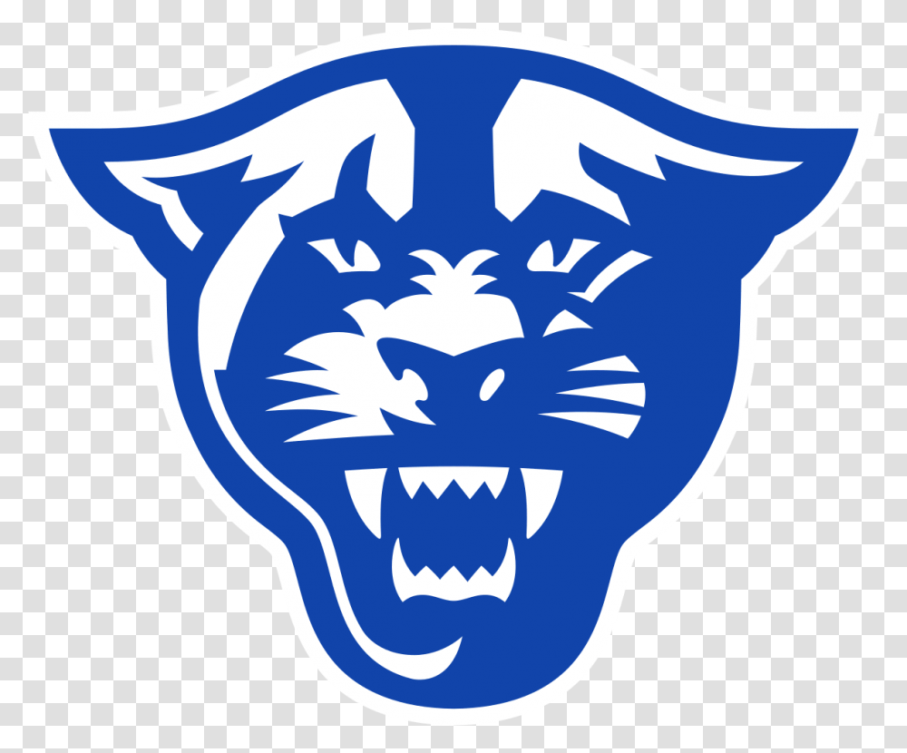 Georgia State Panthers Football, Stencil, Hand, Logo Transparent Png