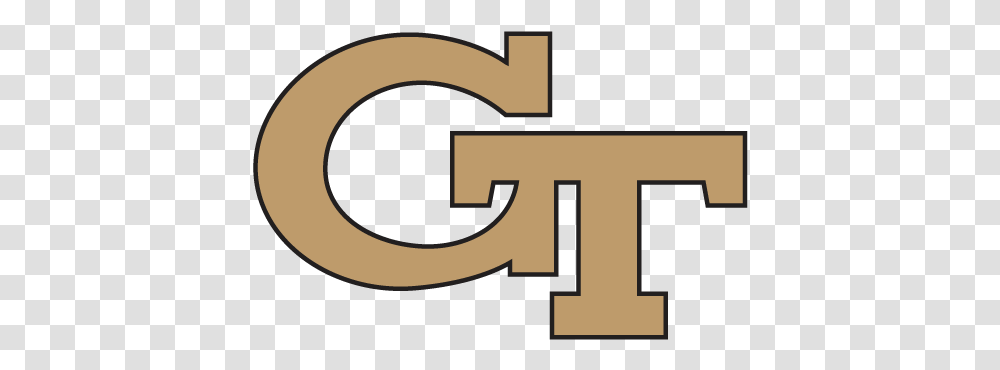 Georgia Tech Logo Georgia Tech Athletics Logo, Trademark, Word, Cross Transparent Png