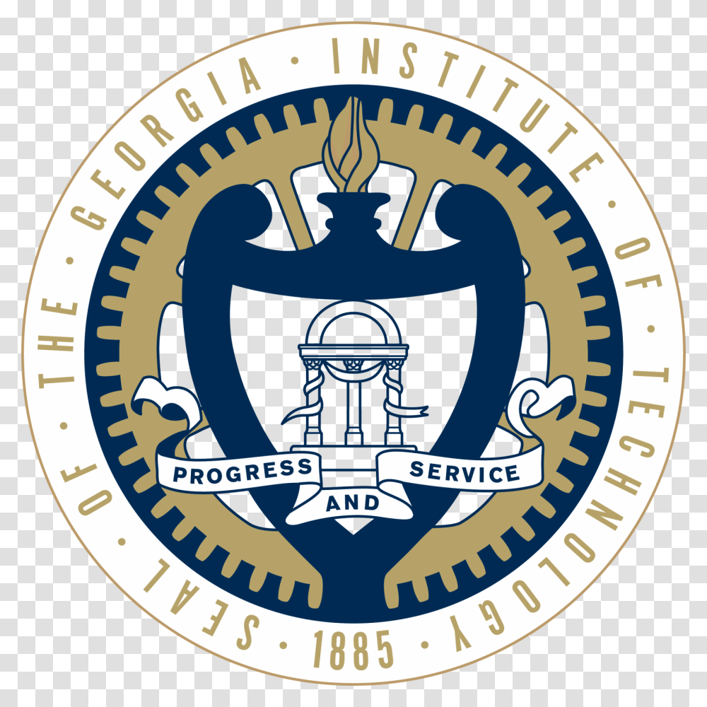 Georgia Tech Official Seal Georgia Tech School Seal, Logo, Trademark, Badge Transparent Png