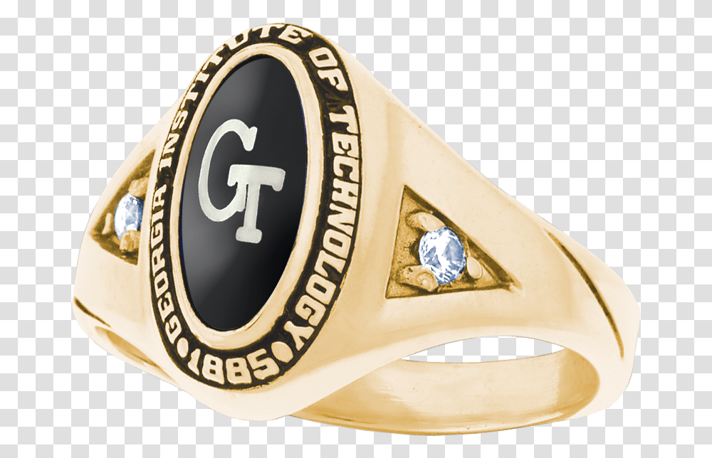 Georgia Tech Women's Class Ring, Accessories, Accessory, Jewelry, Tape Transparent Png