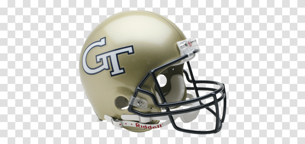 Georgia Tech Yellow Jackets Riddell Pro Steelers Football Helmet, Clothing, Apparel, American Football, Team Sport Transparent Png