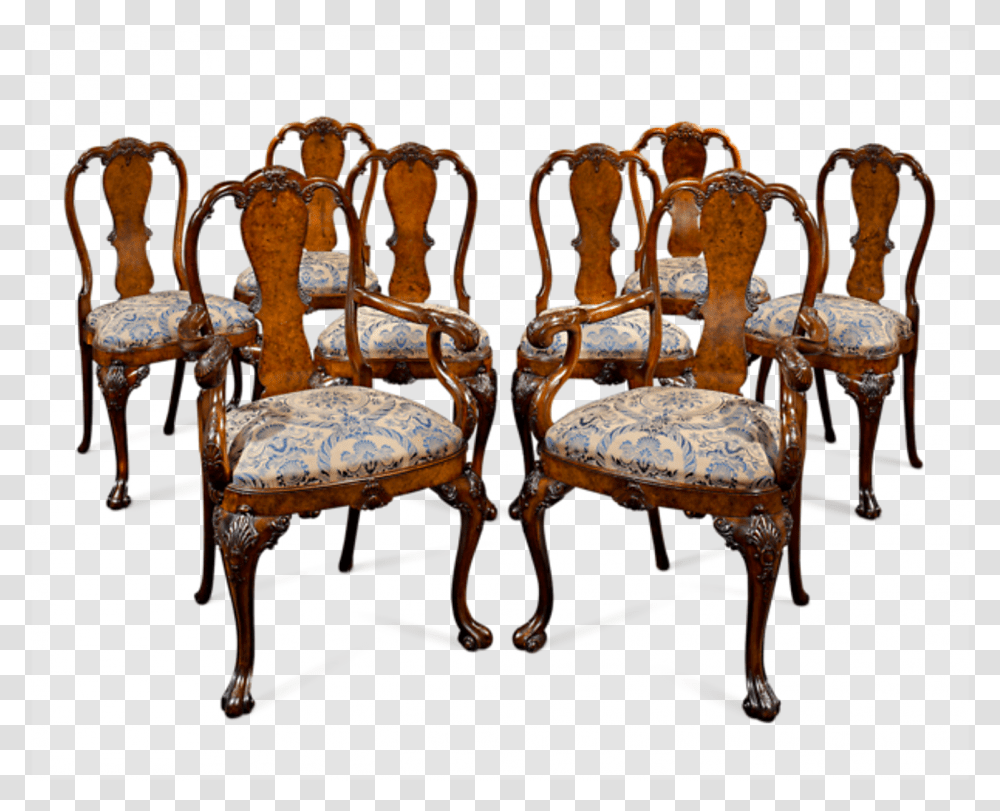 Georgian Dining Chairs Chair, Furniture, Armchair, Throne Transparent Png
