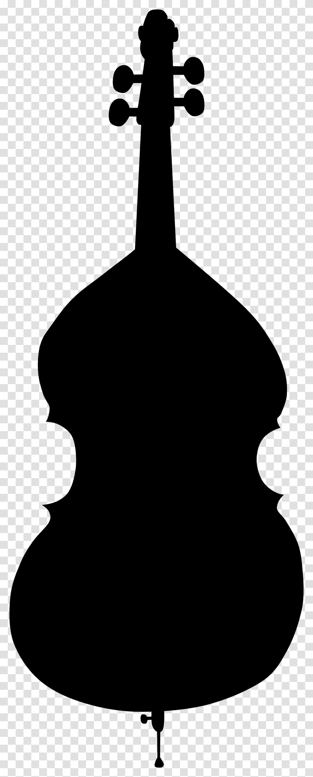 Gerald G Cello, Silhouette, Lamp, Stencil Transparent Png