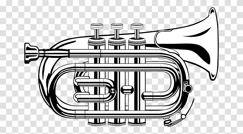Gerald G Pocket Trumpet, Music, Horn, Brass Section, Musical Instrument Transparent Png