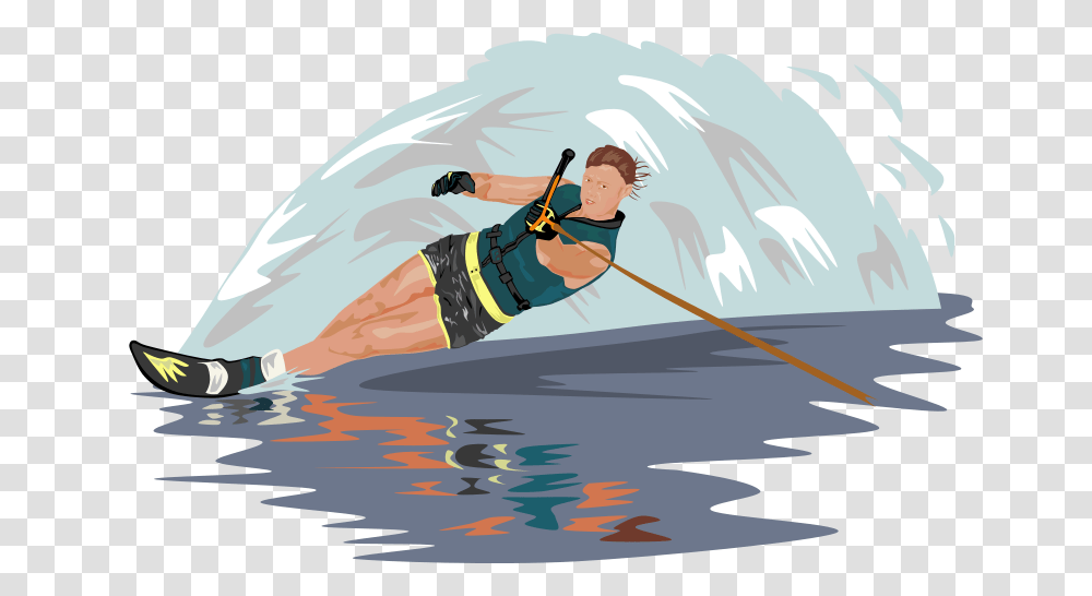 Gerald G Water Skier, Sport, Adventure, Leisure Activities, Sea Transparent Png