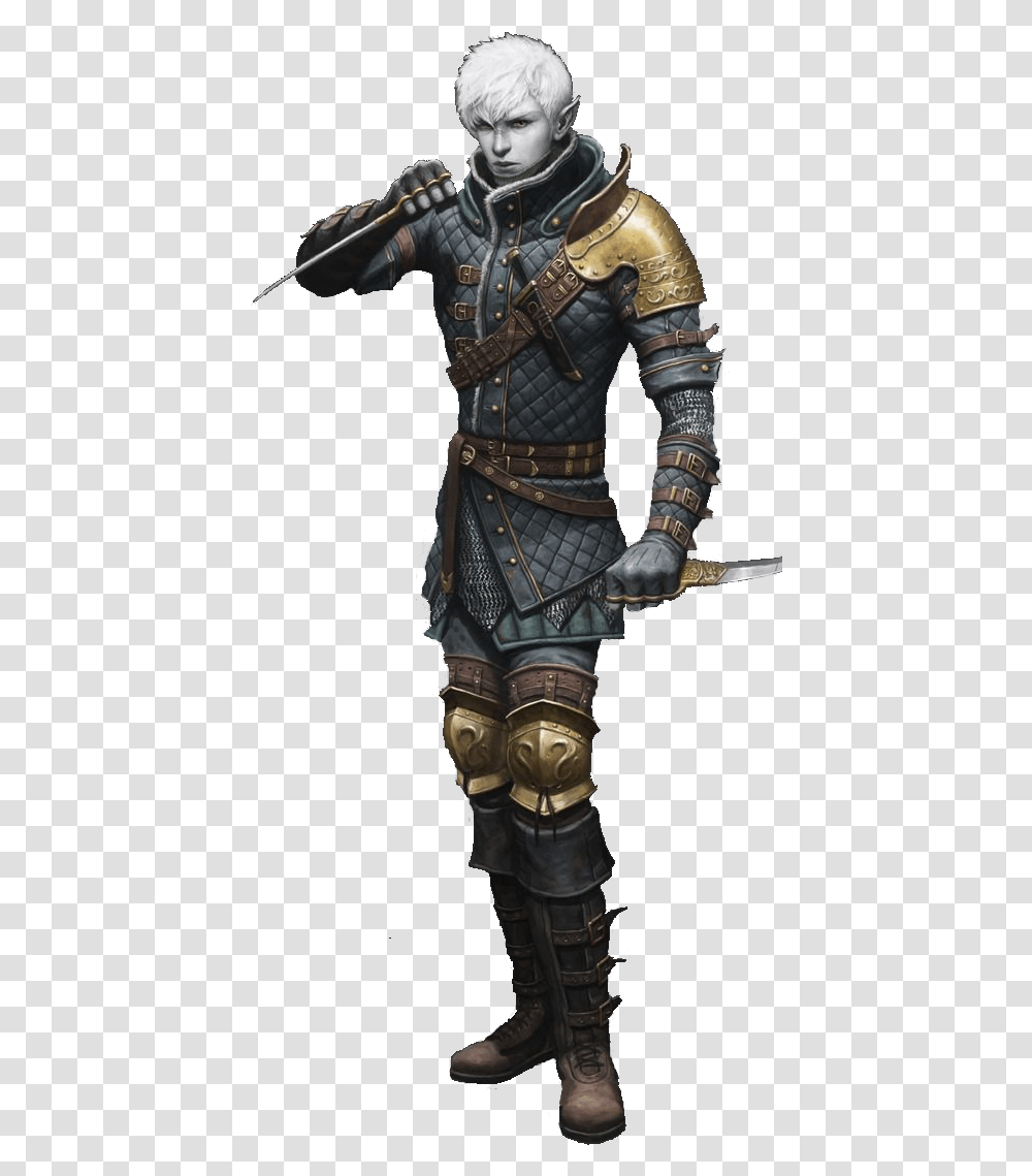 Geralt High Elf Rogue Dnd, Armor, Person, Human, Samurai Transparent Png