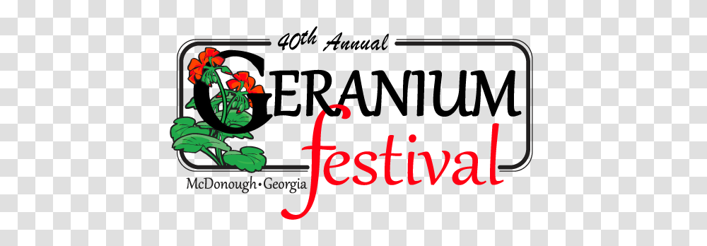 Geranium Festival Weks Fm, Plant, Alphabet, Handwriting Transparent Png