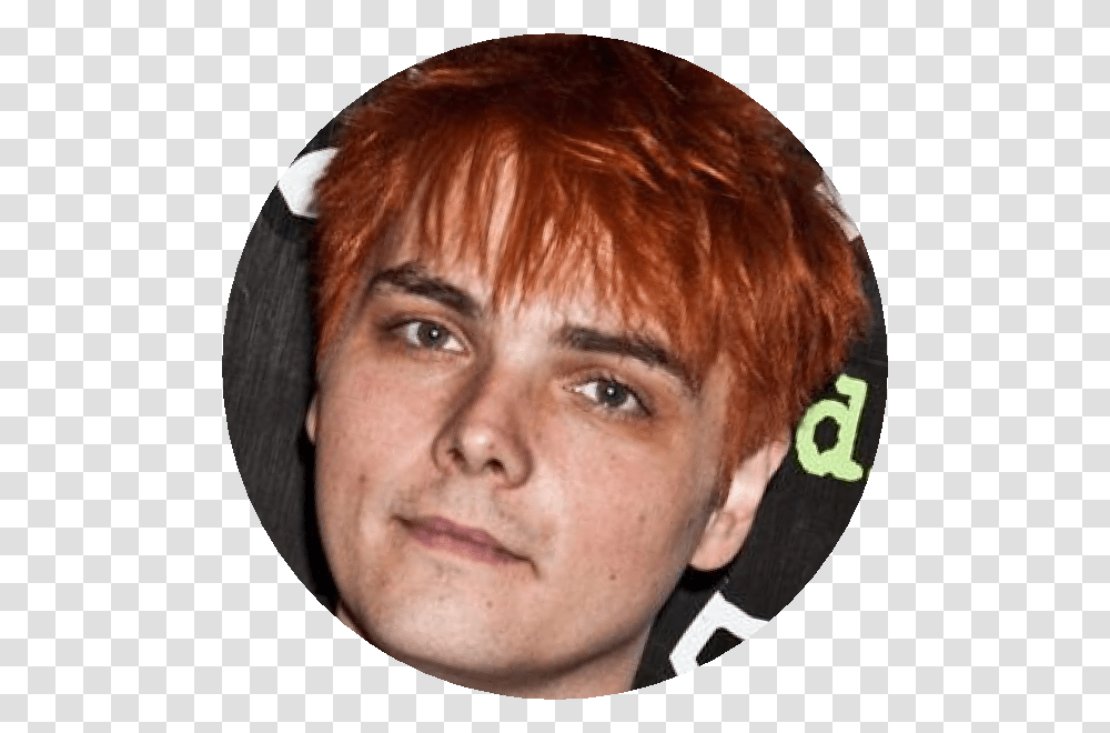 Gerard Way Bowl Cut, Face, Person, Human, Head Transparent Png