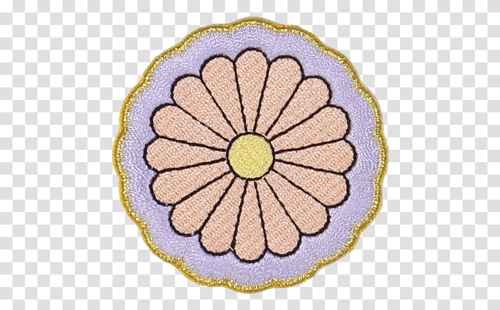 Gerber Daisy Sticker Patch Empire Of Japan Emblem, Rug Transparent Png