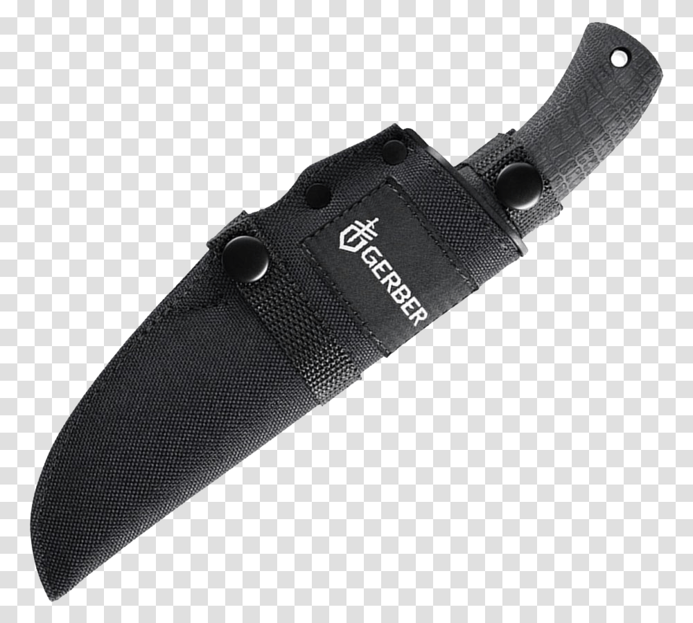 Gerber Hunting Knife Hunting Knife, Blade, Weapon, Weaponry, Strap Transparent Png