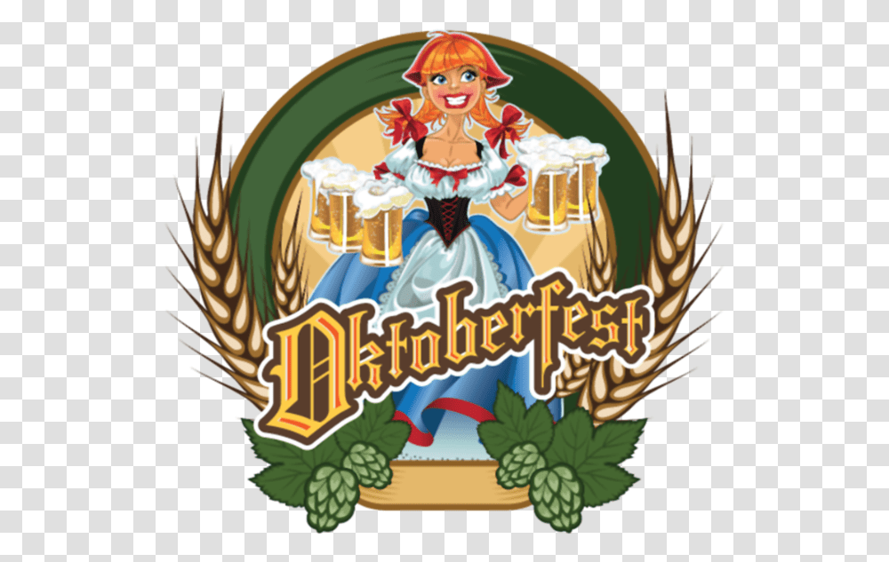 German Beer Girl Costume Label By Bottleyourbrand Dublin Pub Springfield Il, Emblem, Symbol, Circus, Leisure Activities Transparent Png