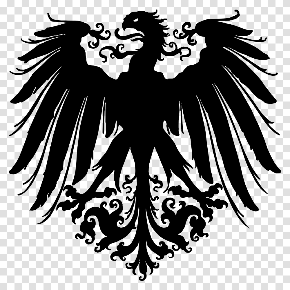 German Eagle Download Holy Roman Imperal Eagel, Gray, World Of Warcraft Transparent Png