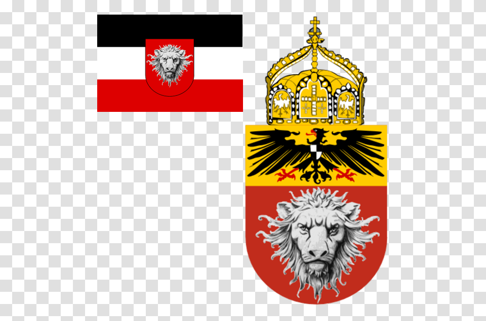 German East Africa Flag Amp Coat German Colonial Coat Of Arms, Armor, Emblem, Dog Transparent Png