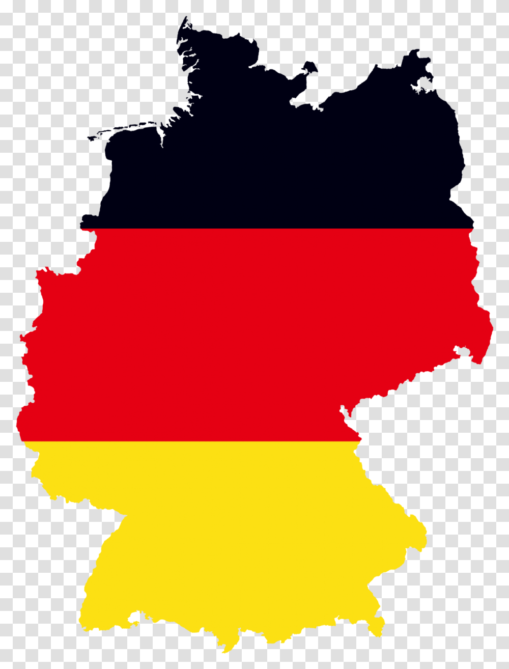 German Flag Germany With German Flag, Silhouette, Poster Transparent Png