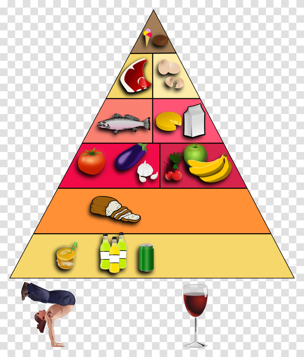 German Food Pyramid Food Pyramid No Text, Person, Human, Triangle, Game Transparent Png