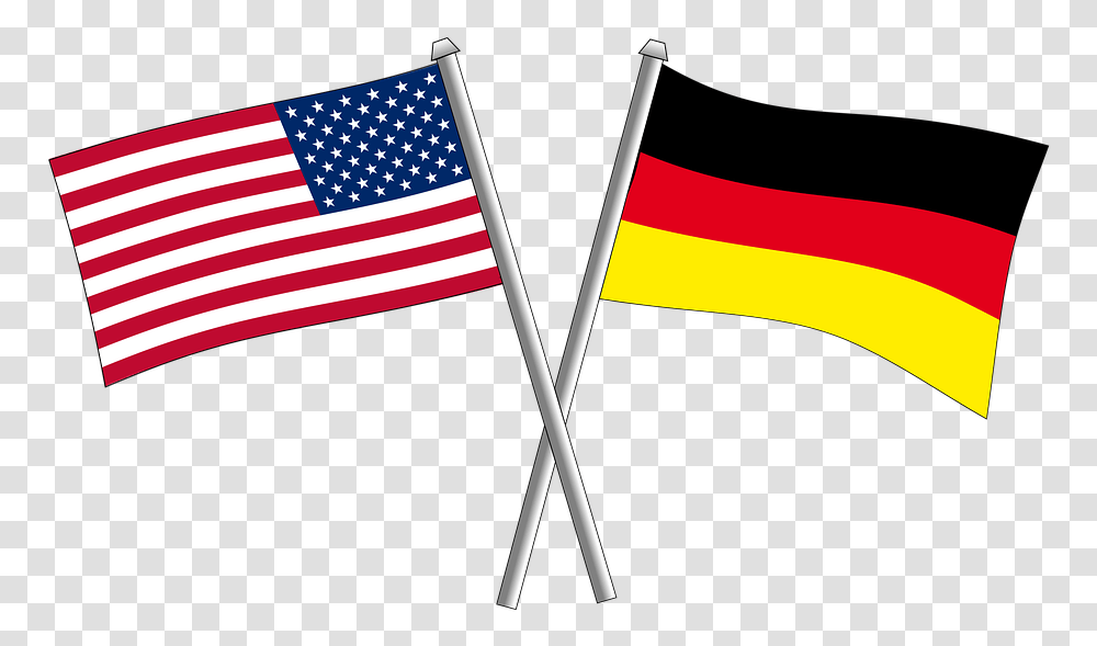 German Germany Friendship Flag Flags America Kina Vs Usa, Stick, American Flag, Cane Transparent Png