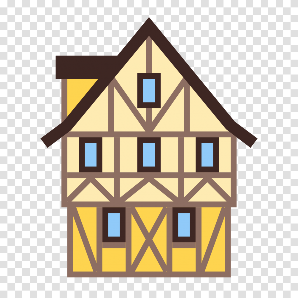 German House Icon, Housing, Building, Neighborhood, Urban Transparent Png