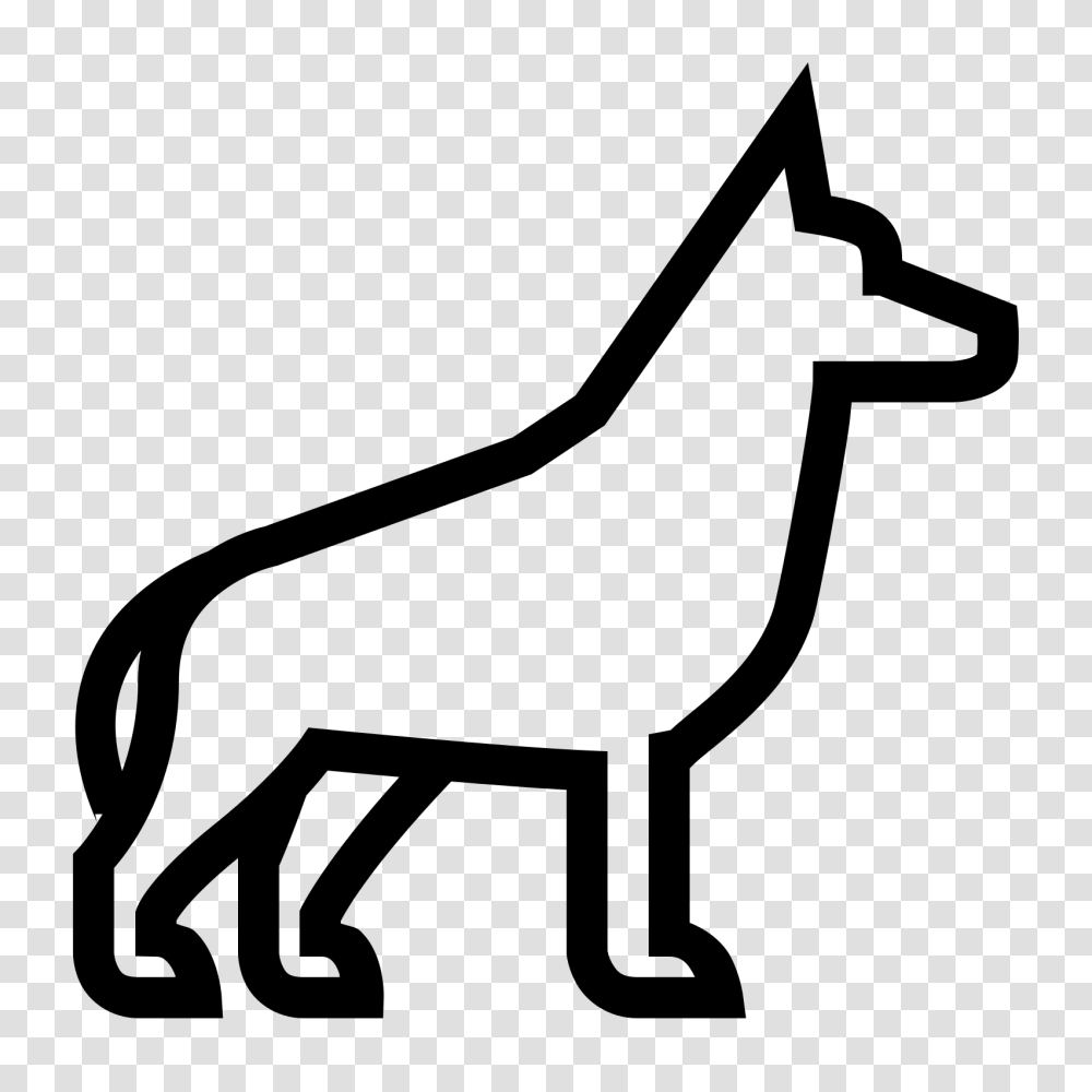 German Shepherd Clipart, Gray, World Of Warcraft Transparent Png