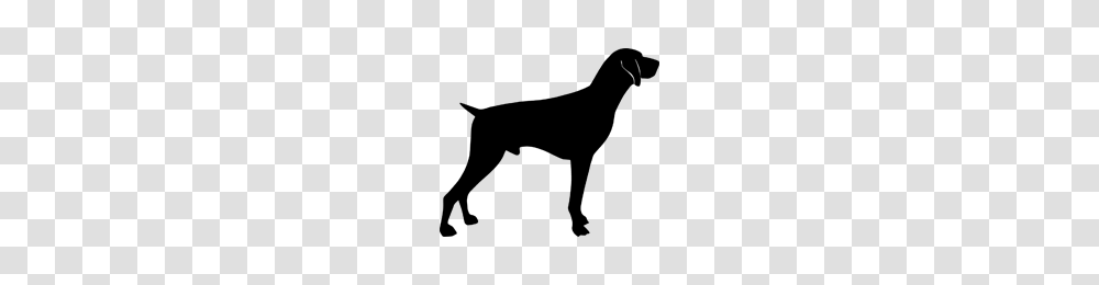 German Shorthair Pointer Silhouette Tattoos, Gray Transparent Png
