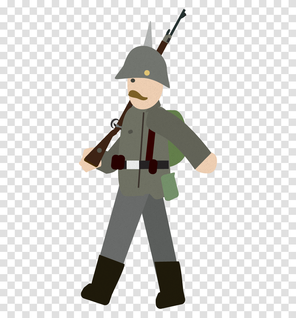 German Soldier Http Simple History Ww1 Soldier, Person, Costume, Overcoat Transparent Png