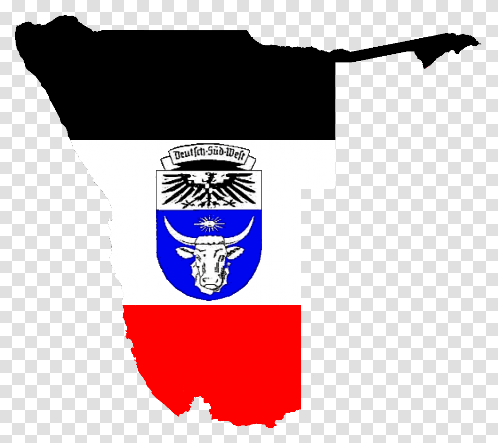 German South West Africa Flag Map German South West Africa Flag, Label, Emblem Transparent Png