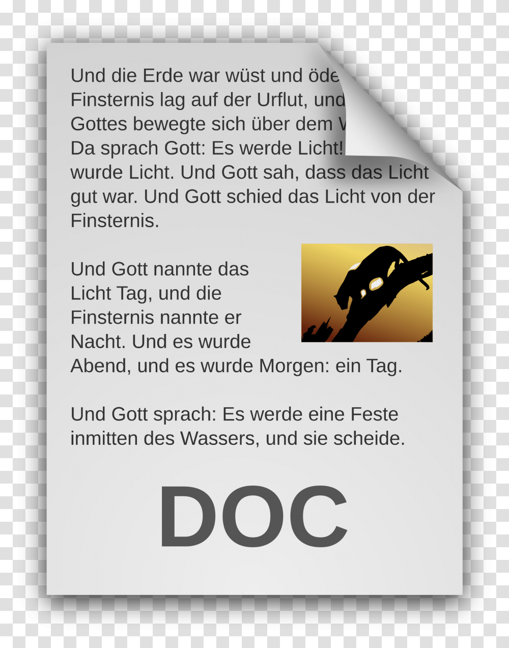 German Text Document Icon Text Document Clipart, Flyer, Poster, Paper, Advertisement Transparent Png