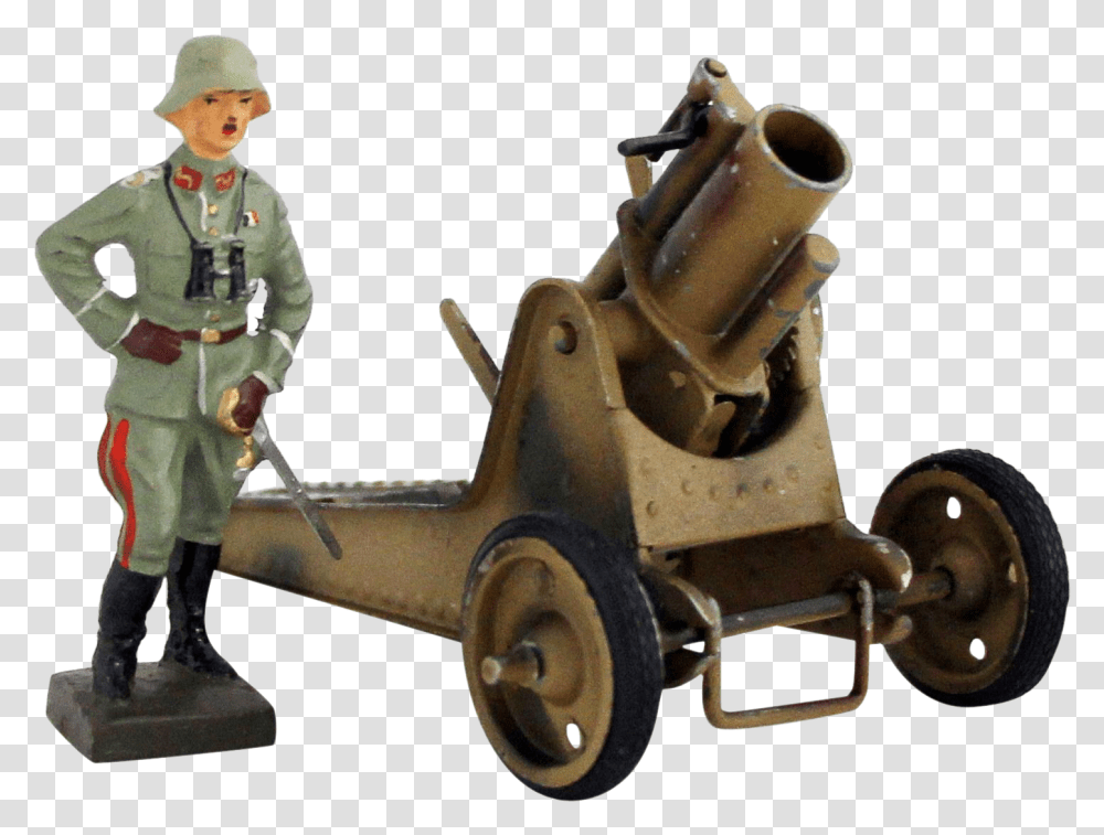 German Toys, Cannon, Weapon, Weaponry, Person Transparent Png