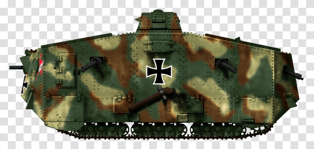 German Ww1 Tank, Army, Vehicle, Armored, Military Uniform Transparent Png