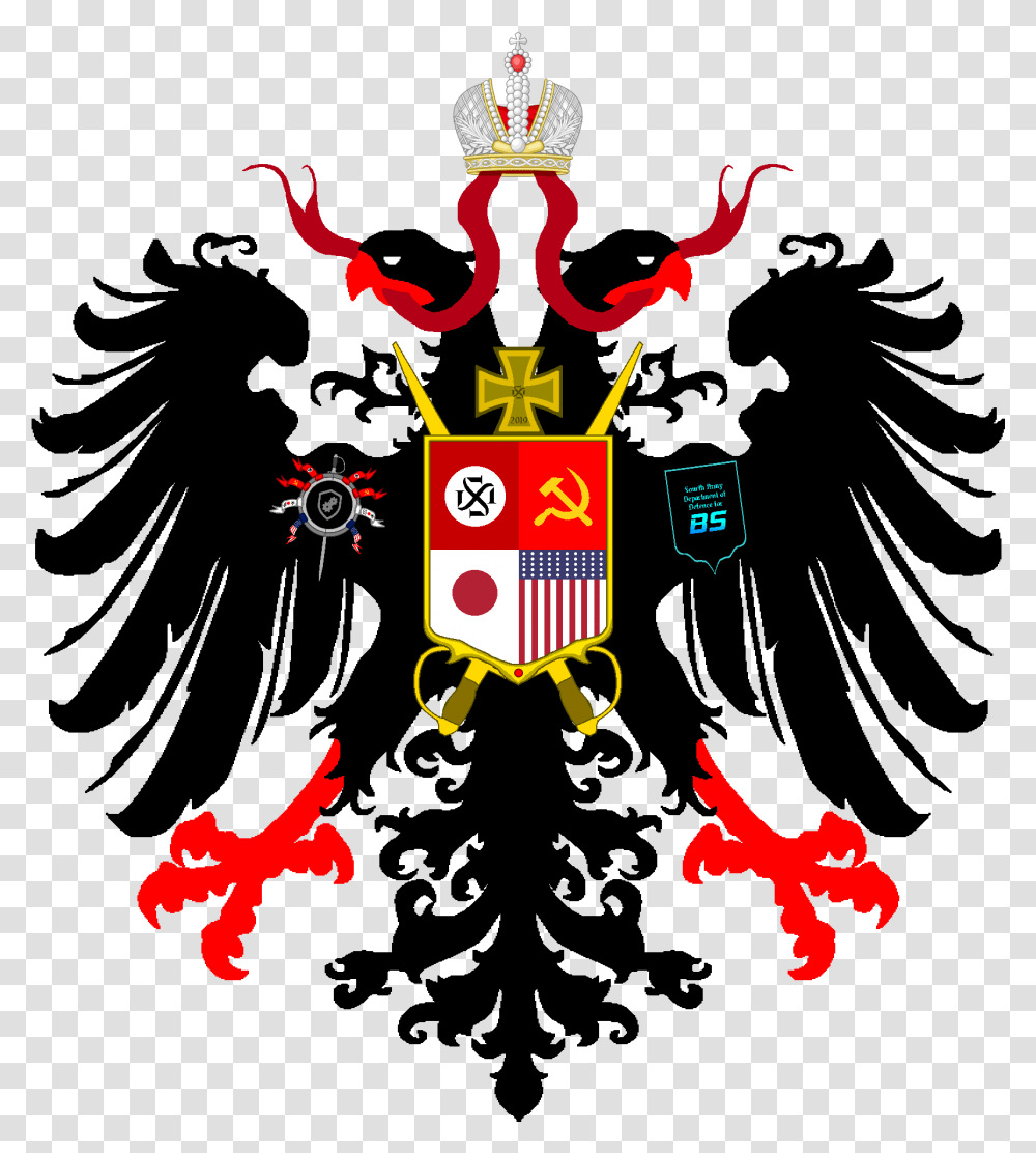 Germany Double Headed Eagle, Logo, Trademark, Emblem Transparent Png