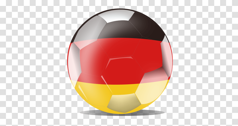 Germany Flag Football & Svg Vector File Soccer Ball, Team Sport, Sports, Sphere Transparent Png