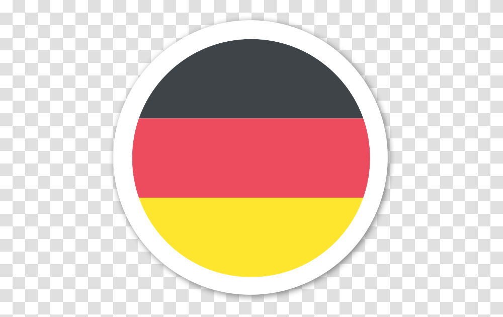 Germany Flag Sticker Circle, Label, Logo Transparent Png