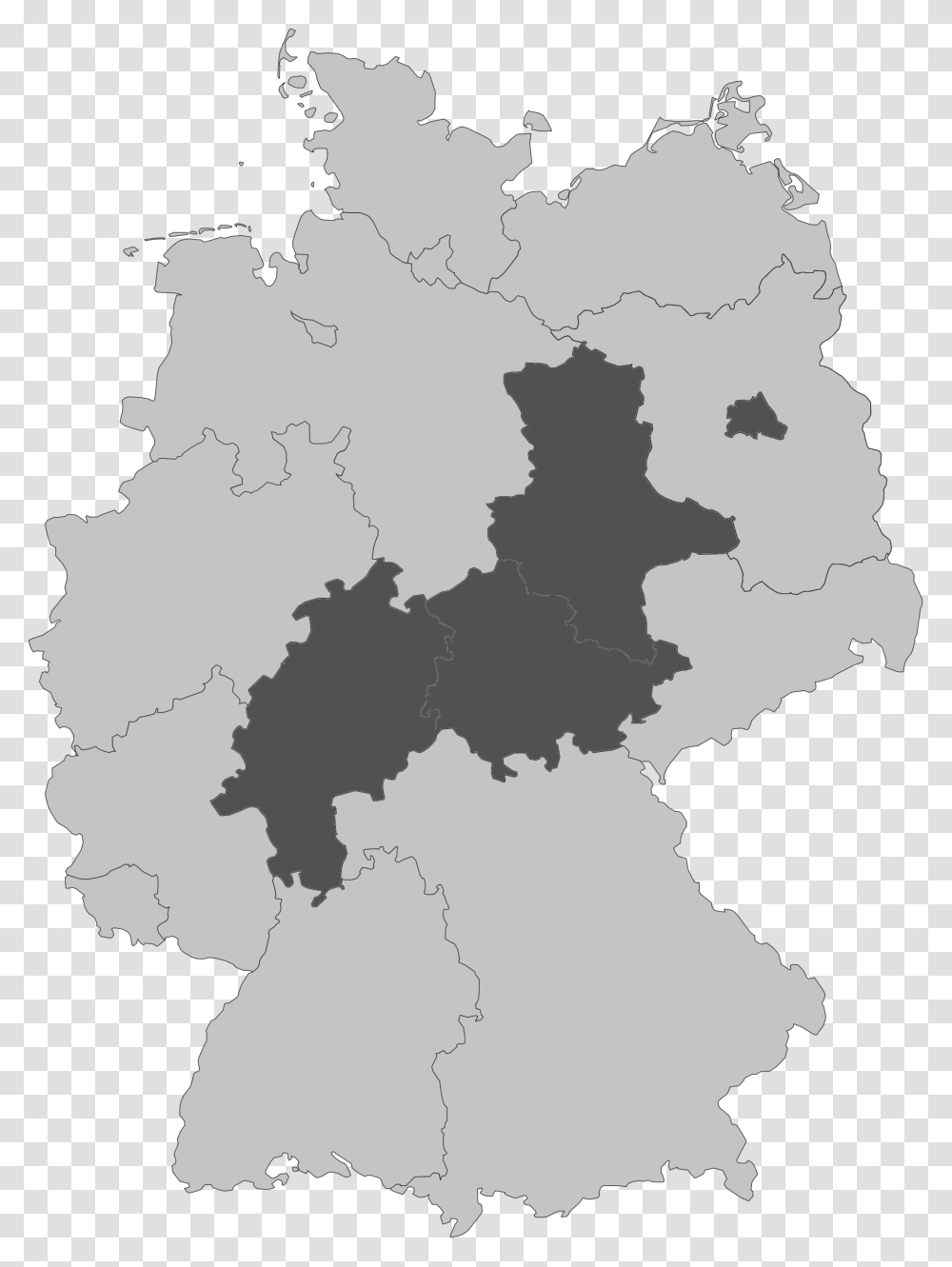 Germany Landlocked, Map, Diagram, Atlas, Plot Transparent Png
