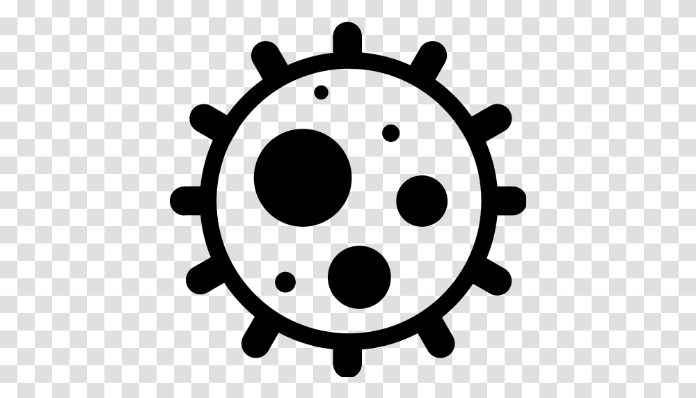 Germs Magnifier Microbe Icon With And Vector Format For Free, Gray, World Of Warcraft Transparent Png