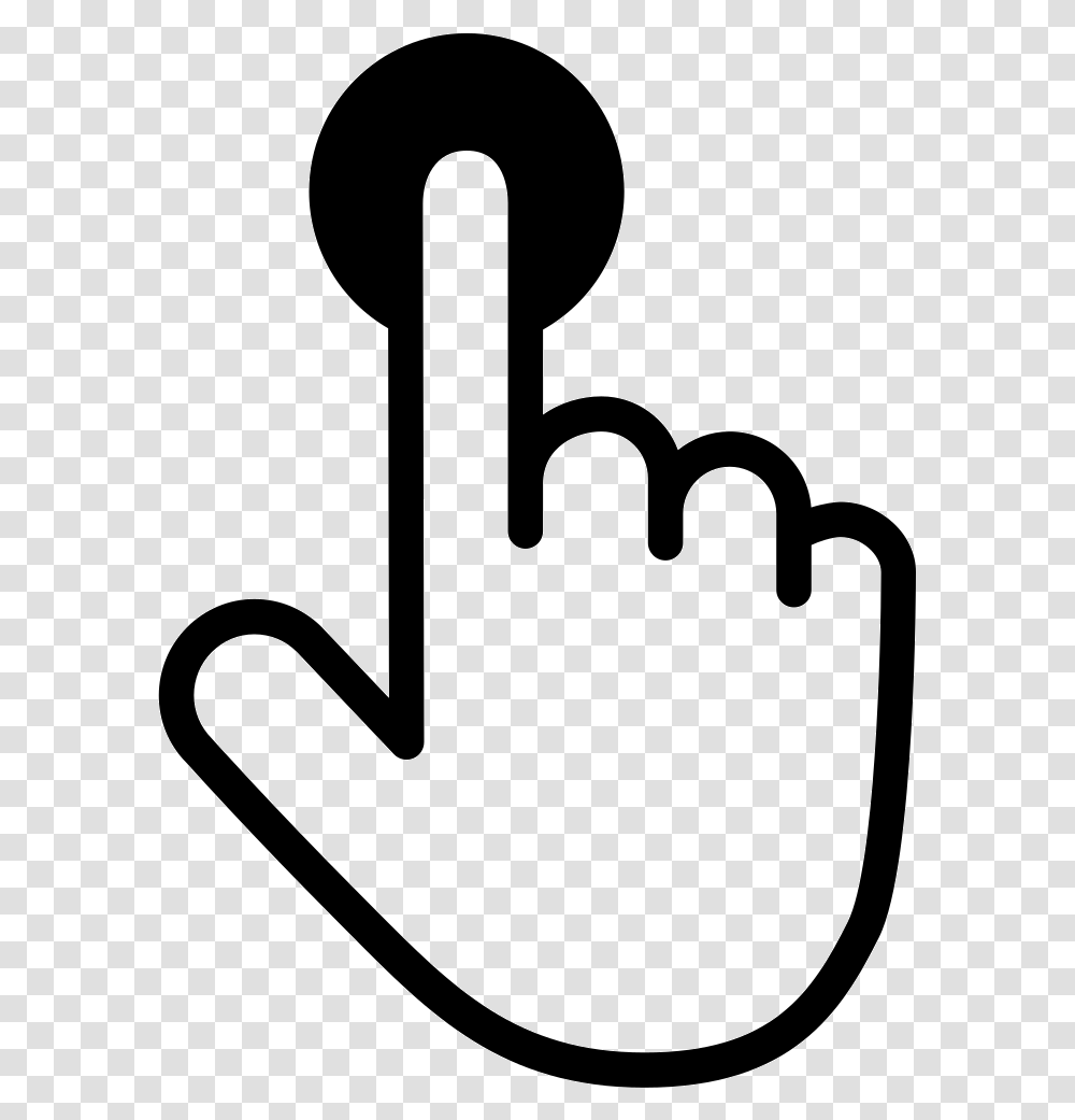 Gesture Click One Finger Swipe Left Icon, Stencil, Label Transparent Png