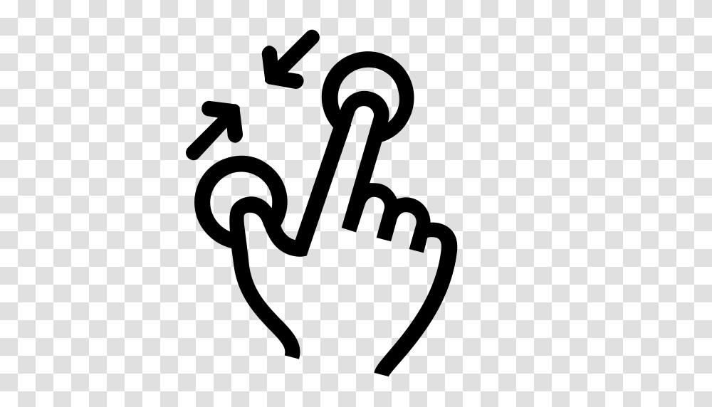 Gesture Pinch Icon And Vector For Free Download, Gray, World Of Warcraft Transparent Png