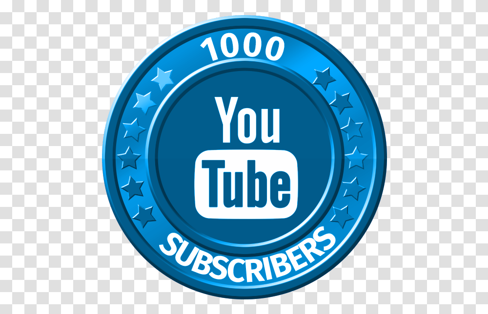 Get 1000 Youtube Subscribers 1000 Followers On Youtube, Logo, Label Transparent Png
