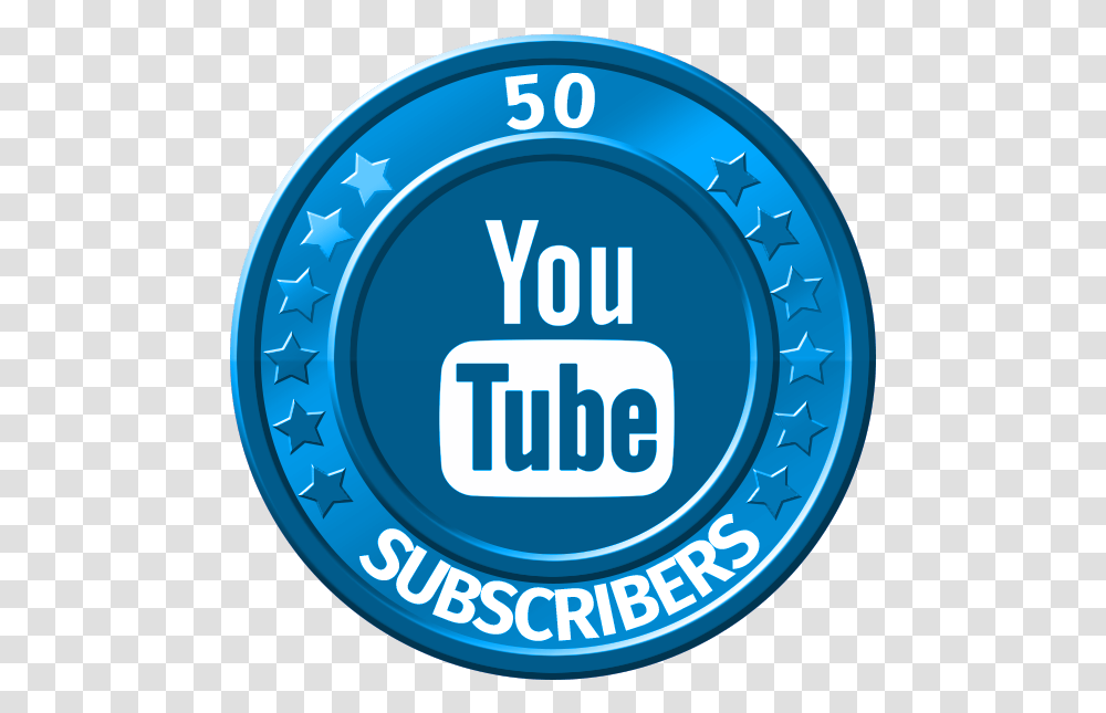 Get 50 Youtube Subscribers Youtube 50 Subs, Logo, Trademark, Label Transparent Png