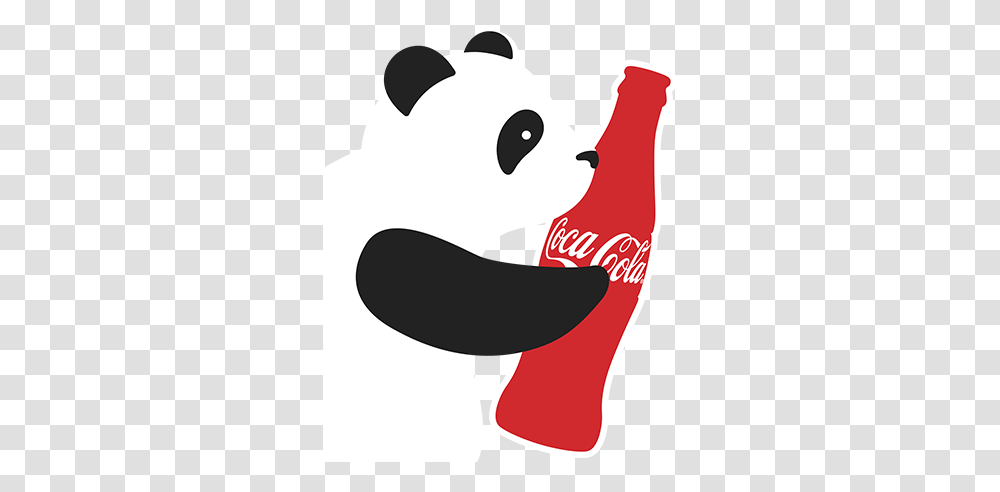 Get A Coke Give Good Cheer Panda Express Chinese Restaurant Panda Coca Cola, Beverage, Drink, Soda, Bottle Transparent Png