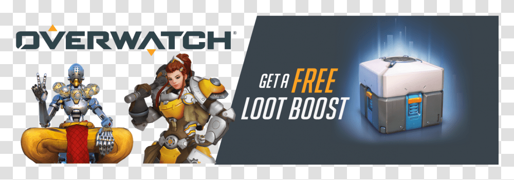 Get A Free Loot Box Overwatch And Pop Tart Promo, Toy, Person, People Transparent Png