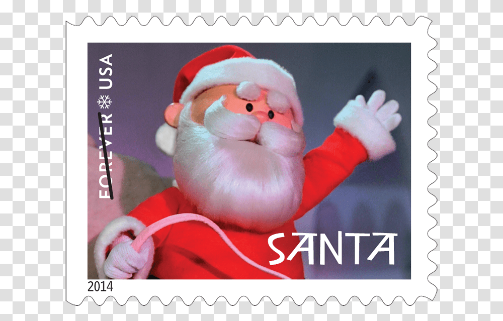Get A Letter From Santa-from The North Pole Common Sense Kris Kringle Movie Animated, Postage Stamp, Mail, Envelope Transparent Png
