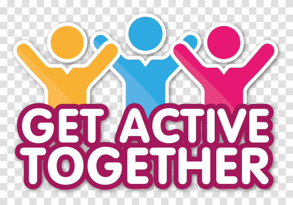 Get Active Together Sharing, Text, Hand, Crowd, Word Transparent Png