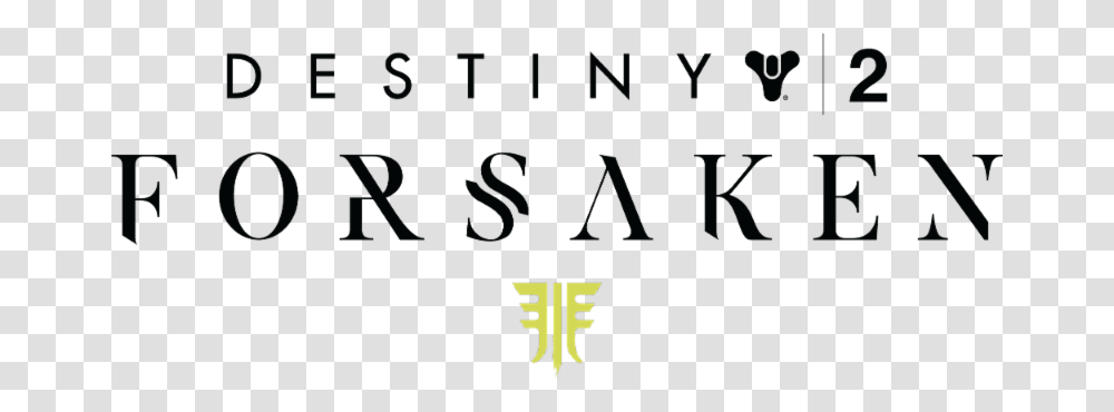 Get All Of Destiny Including The Brand New Forsaken Expansion, Alphabet, Word, Number Transparent Png