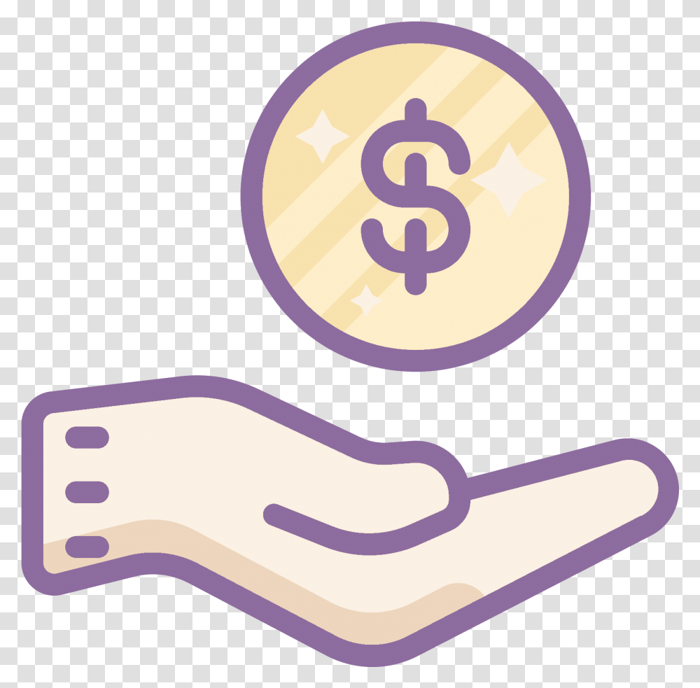 Get Cash Icon Save Money Purple, Label, Number, Wood Transparent Png