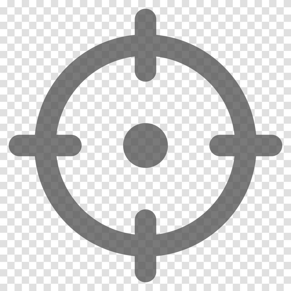 Get Current Location Icon, Stencil, Gray Transparent Png
