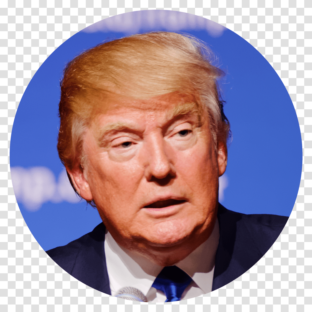 Get Donald Trump Pictures Trump In A Circle Transparent Png
