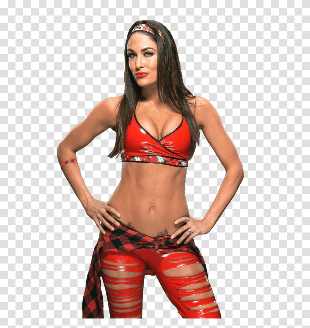 Get Followers Likes Wwe Brie Bella, Clothing, Person, Female, Swimwear Transparent Png
