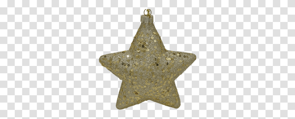 Get Gold Glitter Star Christmas Ornament In Mi Sparkly, Symbol, Star Symbol, Snowman, Winter Transparent Png